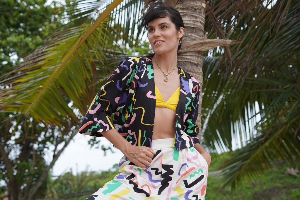 New Cropped Swing Jackets with SS20 Patterns